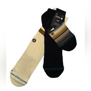 Stance Men’s Sock 3-Pack Crew, Quarter and No Show